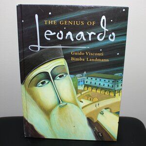 FREE WITH ANY BUY❤️The Genius of Leonardo Kids Illustrated Hardcover Book